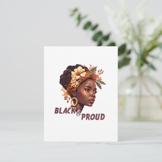 Black Lives Matter Feestdagenkaart (Staand voorkant)