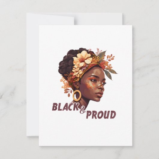 Black Lives Matter Feestdagenkaart (Voorkant)