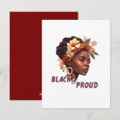 Black Lives Matter Feestdagenkaart (Voorkant / Achterkant)