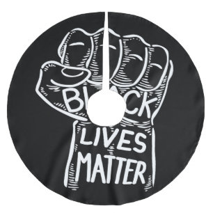 Black Lives Matter, Fist, Black Power, BHM Kerstboom Rok