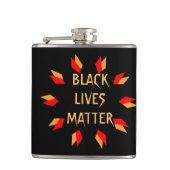 Black Lives Matter Flask Heupfles (Voorkant)