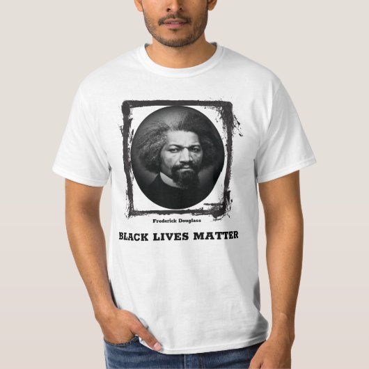 Black Lives Matter Frederick Douglass T-shirt (Voorkant)