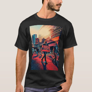 Black Lives Matter - Geen Rechtvaardigheid Geen Vr T-shirt