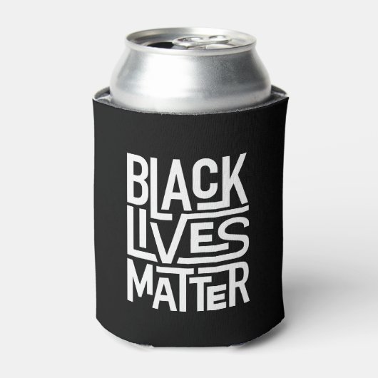 Black Lives Matter | Gelijke rechten Blikjeskoeler (Blikje Voorkant)