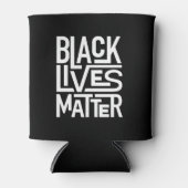 Black Lives Matter | Gelijke rechten Blikjeskoeler (Voorkant)