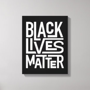 Black Lives Matter Gelijke rechten Canvas Afdruk