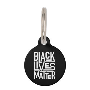 Black Lives Matter   Gelijke rechten Huisdierpenning