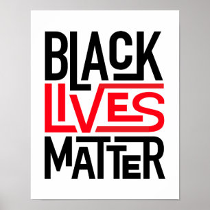 Black Lives Matter   Gelijke rechten Poster