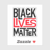 Black Lives Matter | Gelijke rechten Sticker (Vel)