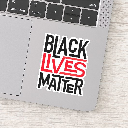 Black Lives Matter | Gelijke rechten Sticker (Detail)