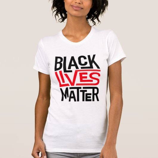 Black Lives Matter | Gelijke rechten T-shirt (Voorkant)