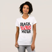 Black Lives Matter | Gelijke rechten T-shirt (Voorkant volledig)
