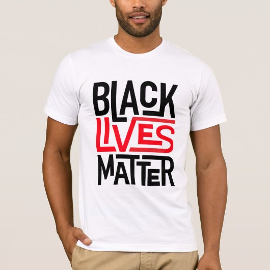 Black Lives Matter | Gelijke rechten T-shirt (Voorkant)