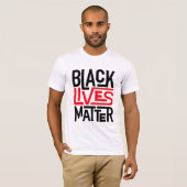 Black Lives Matter | Gelijke rechten T-shirt (Voorkant volledig)