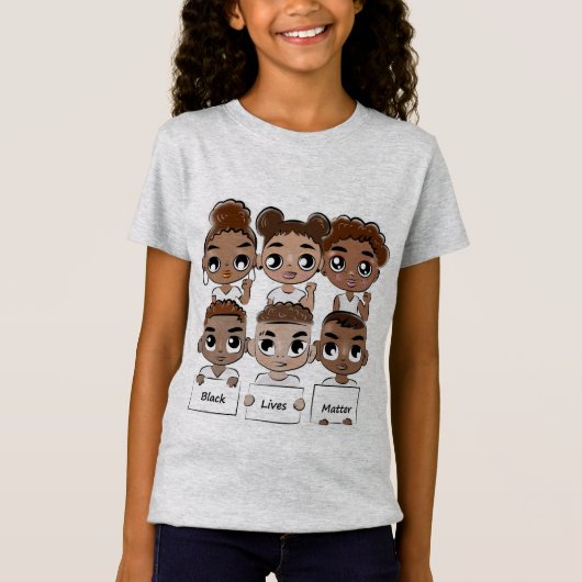 Black Lives Matter Girl's T-shirt (Voorkant)