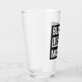 Black Lives Matter Glas (Rechts)