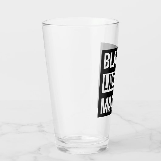 Black Lives Matter Glas (Rechts)