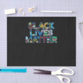 Black Lives Matter Graffiti Geniet van gelijkheid Tissuepapier (Craft)