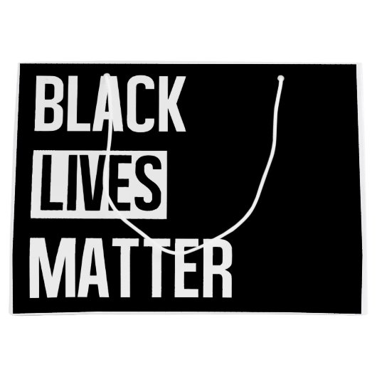 Black Lives Matter Groot Cadeauzakje (Voorkant)