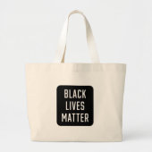 Black Lives Matter Grote Tote Bag (Voorkant)