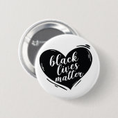 Black Lives Matter Heart Button (Voorkant /achterkant)
