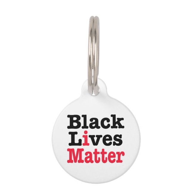 Black Lives Matter Huisdierpenning (Voorkant)
