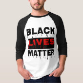 👊Black Lives Matter-Inspirerend quote T-shirt (Voorkant)