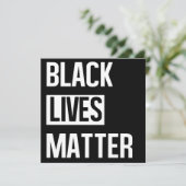 Black Lives Matter Kaart (Staand voorkant)