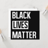 Black Lives Matter Kaart (Voorkant / Achterkant in situ)