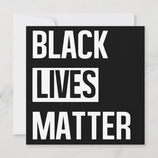 Black Lives Matter Kaart (Voorkant)