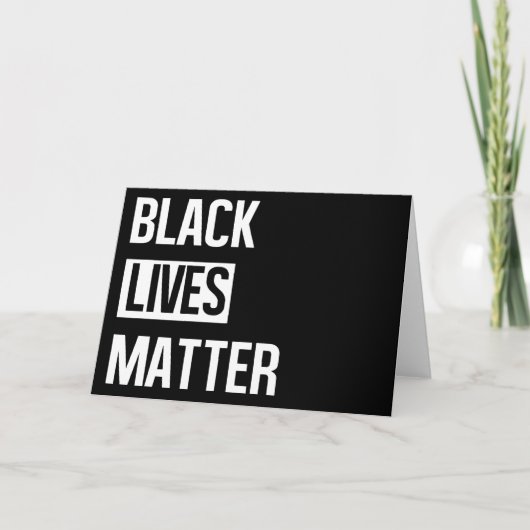 Black Lives Matter Kaart (Voorkant)