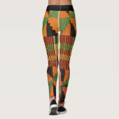 Black Lives Matter - Kente Tribal African print Leggings (Achterkant)