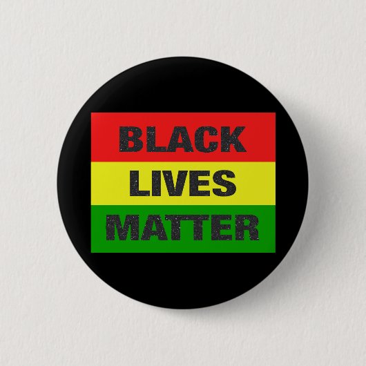 Black Lives Matter (kleur logo) Ronde Button 5,7 Cm (Voorkant)