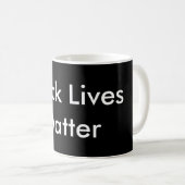 Black Lives Matter-koffie mok (Voorkant rechts)