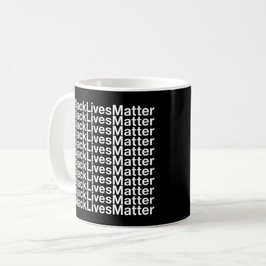 Black Lives Matter Koffiemok (Voorkant links)