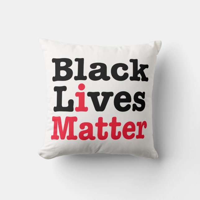Black Lives Matter Kussen (Voorkant)