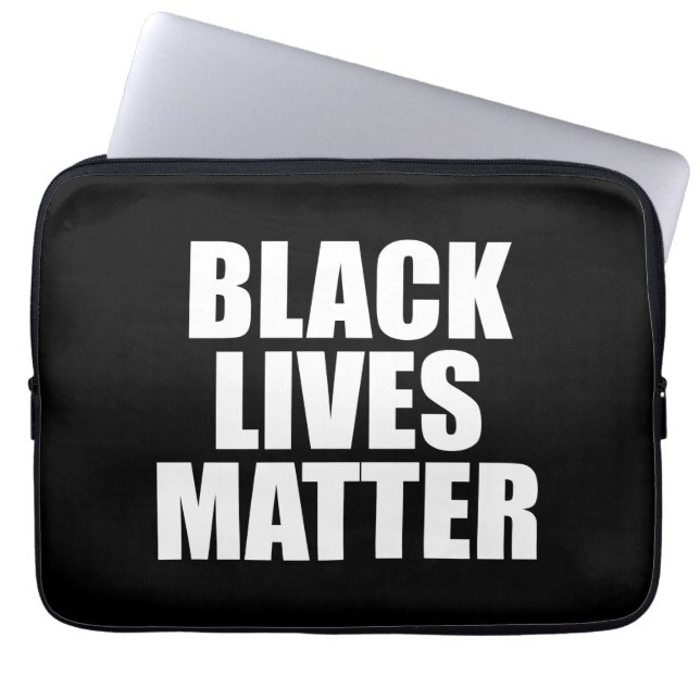Black Lives Matter Laptop Sleeve (Voorkant)