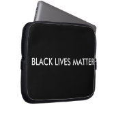 Black Lives Matter Laptop Sleeve (Voorkant Rechts)