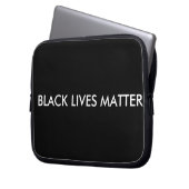 Black Lives Matter Laptop Sleeve (Voorkant Links)