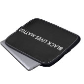 Black Lives Matter Laptop Sleeve (Voorkant onderkant)