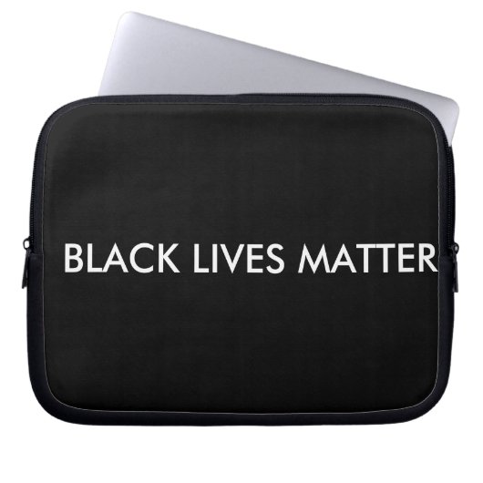 Black Lives Matter Laptop Sleeve (Voorkant)