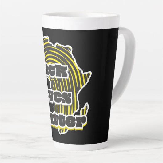 Black Lives Matter Latte Mok (Rechterhoek)