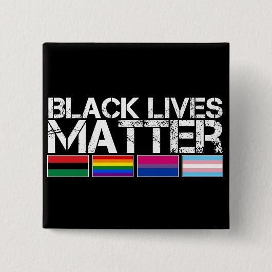 Black Lives Matter LGBT Button (Voorkant)