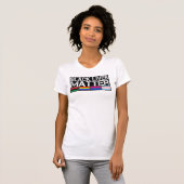 Black Lives Matter LGBT-T-Shirt T-shirt (Voorkant volledig)