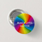 Black Lives Matter/LGBTQ Ronde Button 3,2 Cm (Voorkant /achterkant)