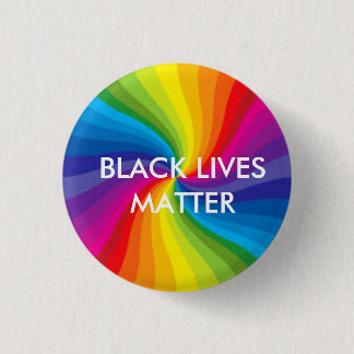 Black Lives Matter/LGBTQ Ronde Button 3,2 Cm