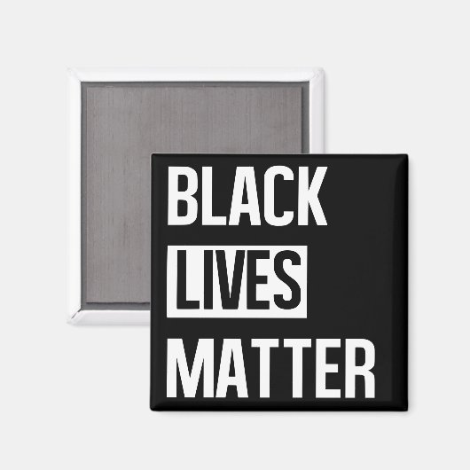 Black Lives Matter Magneet (Voorkant / Achterkant)