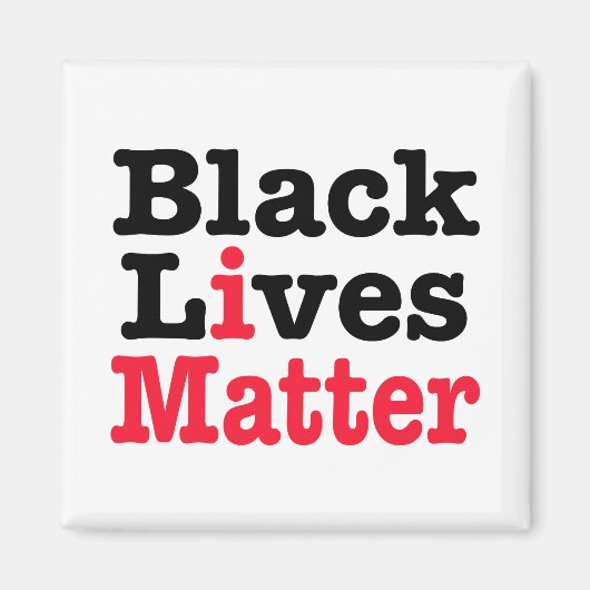 Black Lives Matter Magneet (Voorkant)