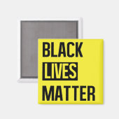 Black Lives Matter Magneet (Voorkant / Achterkant)