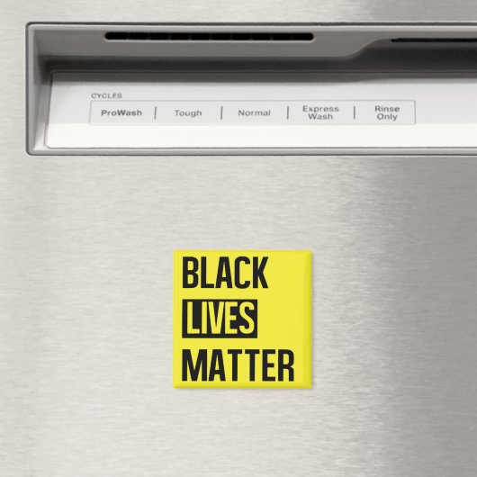 Black Lives Matter Magneet (Insitu (Vaatwasser))